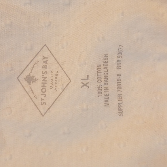 White cotton button down - Picture 6 of 6